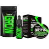 Beard Growth Kit w/GROW XXL Beard Oil/Serum for Facial Hair Growth for Men + 2X Thickening Biotin Mustache Wax & Balm for Men - Conditioner & Softener - Formulated in America view 1