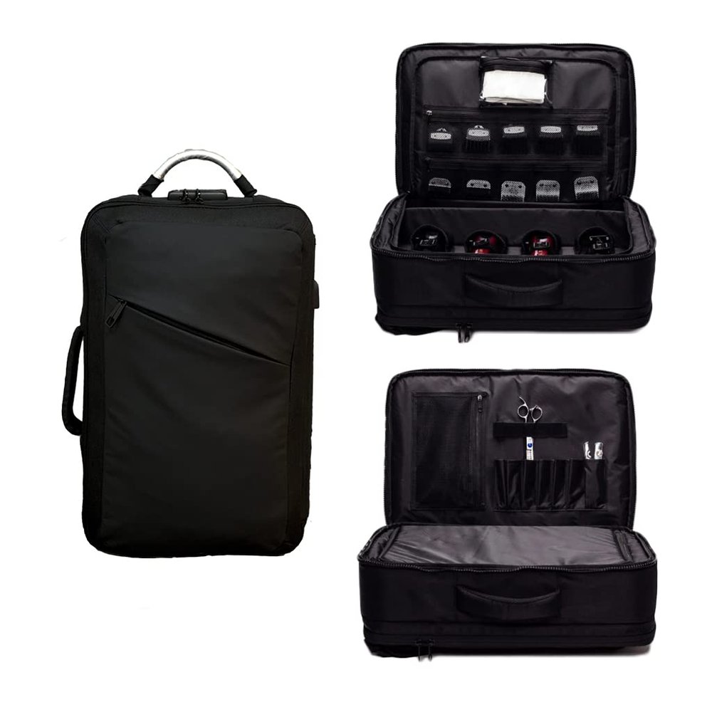 Barber Backpack 'Master Barber Bag Portable Hair Clipper Case