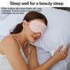 100% Mulberry Silk Sleep Mask SOUTH SILK Real Silk Eye Mask with Adjustable Silk Ribbon Lightweight Non-Tightening 1 Pack view 4