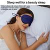 100% Mulberry Silk Sleep Mask SOUTH SILK Real Silk Eye Mask with Adjustable Silk Ribbon Lightweight Non-Tightening 1 Pack view 4