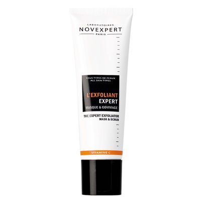 Novexpert The Expert Exfoliator - 2 In 1 Mask And Scrub - Smooth And Radiant Complexion - Exfoliates And Nourishes Skin - Hypoallergenic - Vegan - Normal, Combination And Oily Skin Types - 1.69 Oz