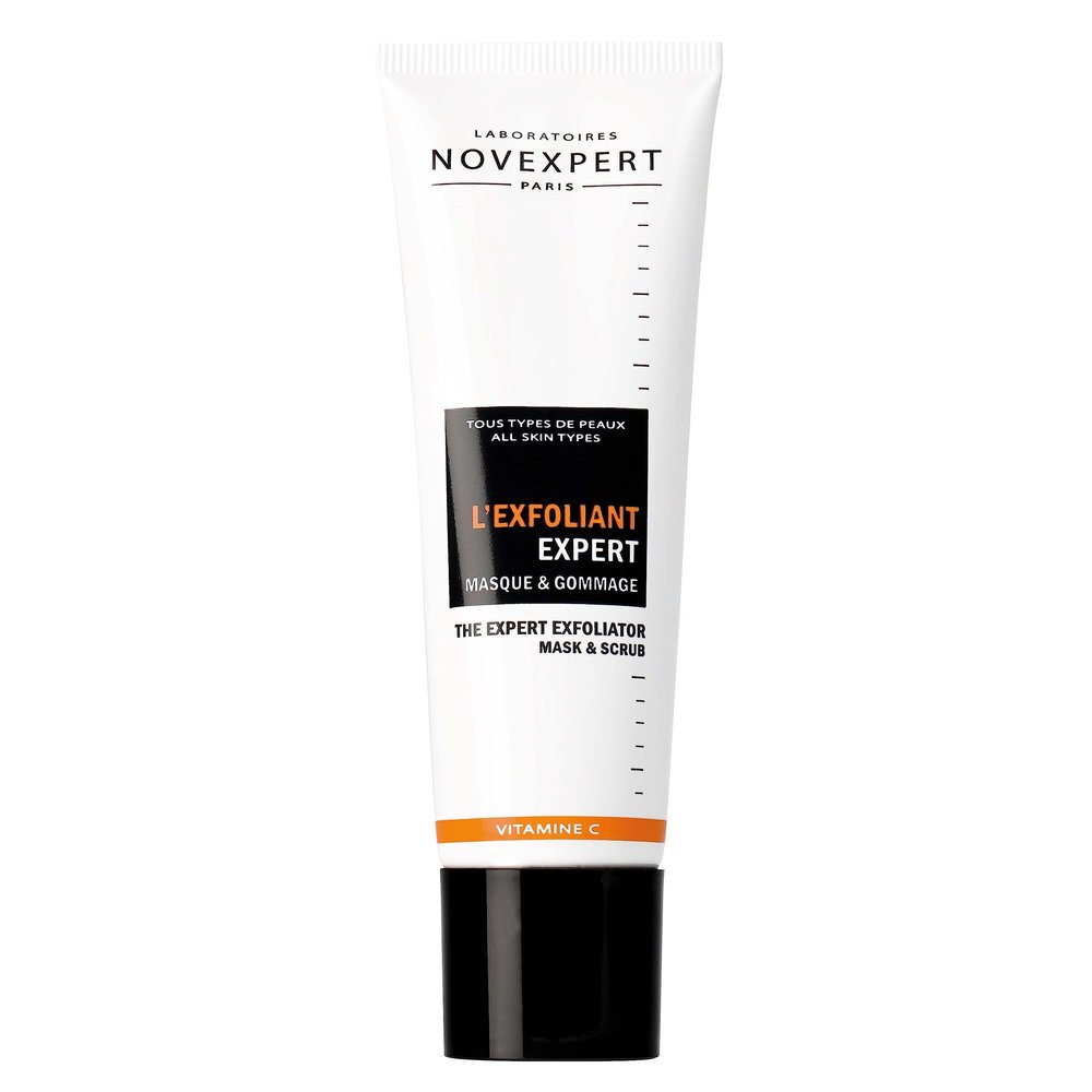 Novexpert The Expert Exfoliator - 2 In 1 Mask And Scrub - Smooth And Radiant Complexion - Exfoliates And Nourishes Skin - Hypoallergenic - Vegan - Normal, Combination And Oily Skin Types - 1.69 Oz