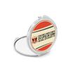greeklife.store Chi Upsilon Sigma Sorority Compact Cosmetic Double Makeup Pocket Round Portable Mirro (Chi Upsilon Sigma #2) view 2