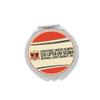 greeklife.store Chi Upsilon Sigma Sorority Compact Cosmetic Double Makeup Pocket Round Portable Mirro (Chi Upsilon Sigma #2) view 3