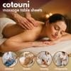 Cotouni 70.5" x 30" Sheets - 1 Roll - 50 Perforated Sheets - face Hole - Non-Woven Paper Exam Table Cover - 30GSM - Disposable Massage Table Sheets - Facial/lash Bed/spa - Latex-Free Recyclable view 3