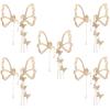 KALLORY 10pcs Butterflies Hair Clips Tassel Hair Clamps for Women for Everyday Wear and Special Occasions view 1