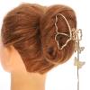 KALLORY 10pcs Butterflies Hair Clips Tassel Hair Clamps for Women for Everyday Wear and Special Occasions view 3