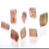 5.95 Grams 8 Select Watermelon Pumpkin Natural Tourmaline Crystal Gem Rough view 1