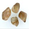 28.79 Grams 4 Pieces Bolivian Alluvial Heat Treated Golden Topaz Facet Gem Rough view 1