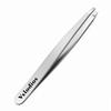Velodios Professional Precision Tweezers for Women and Men, Stainless Steel Flat Tip Tweezers for Eyebrow, Facial Hair,Chin Hair and Ingrown Hair Removal view 1