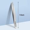 Velodios Professional Precision Tweezers for Women and Men, Stainless Steel Flat Tip Tweezers for Eyebrow, Facial Hair,Chin Hair and Ingrown Hair Removal view 2