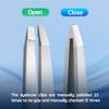 Velodios Professional Precision Tweezers for Women and Men, Stainless Steel Flat Tip Tweezers for Eyebrow, Facial Hair,Chin Hair and Ingrown Hair Removal view 4