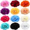 Amuhou Womens Rose Flower Hair Clip Flower Brooch for Bridal Headpiece,Flamenco Dancer (Peony 12 Pcs) view 1