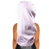 sent hair XXL Double-Layered Elastic Satin Bonnet, Oversized 30 inches Long Sleeping Cap for Women Braids/Long/Curly Hair/Twists/Dreadlocks/Wigs with Tie Band - Lilac Purple view 1