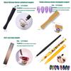 JERCLITY 10 Pcs Cat Eye Magnet for Nails Double-head Flower Design Nail Magnet Pens Magnet Stick Multi-Function Magnet Board 3D Magnetic for Cat Eye Gel Polish DIY Nail Art view 4
