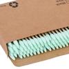 200pcs Natural Bamboo Cotton Swabs, Eco-Friendly & Biodegradable  Comfortable and Soft,Plastic Free Double Ear Sticks for Ears Cleaning and Makeup,Dirt Removal,Crafts,Painting (Green) view 4