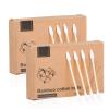 Natural Bamboo Cotton Swabs, Eco-Friendly & Biodegradable  Comfortable and Soft,Plastic Free Double Ear Sticks for Ears Cleaning and Makeup,Dirt Removal,crafts,painting (White-200pcs) view 1