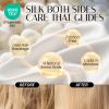 OLESILK Silk Bonnet for Sleeping Women: 100% Mulberry 22 Momme Silk, Adjustable Fit for Night Hair Care, No Frizz for Curls, Black view 2