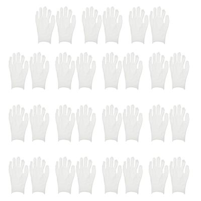 15 Pairs of White Cotton Gloves, Moisturizing Cotton Gloves Breathable Gloves for Women Dry Hands