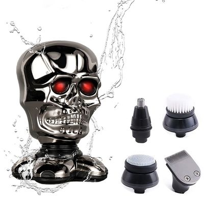 Head Shavers for Bald Men, Multifunctional Electric Shaver for Men Skull Shape Shaving Machine Bald Hair Clipper 5 in 1 Trimmer for Men Multi-purpose (Color : 5in1)