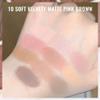 Erinde 10 Colors Eyeshadow Palette Makeup - Matte Shimmer Glitter Eye Shadow, Ultra-Blendable, High Pigmented, Naturing-Looking, Neutral Nude Eyeshadow Palette with Professional Brush, Plant Rhythm view 2