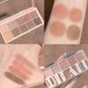 Erinde 10 Colors Eyeshadow Palette Makeup - Matte Shimmer Glitter Eye Shadow, Ultra-Blendable, High Pigmented, Naturing-Looking, Neutral Nude Eyeshadow Palette with Professional Brush, Plant Rhythm view 3