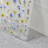 Dedyel Small Daisy Little Wildflowers Nail Stickers 5D Embossed Wildflower Nail Stickers Spring Summer Red Yellow Blue White Flower Design Nail Art Decoration for Women Girls Kids view 4