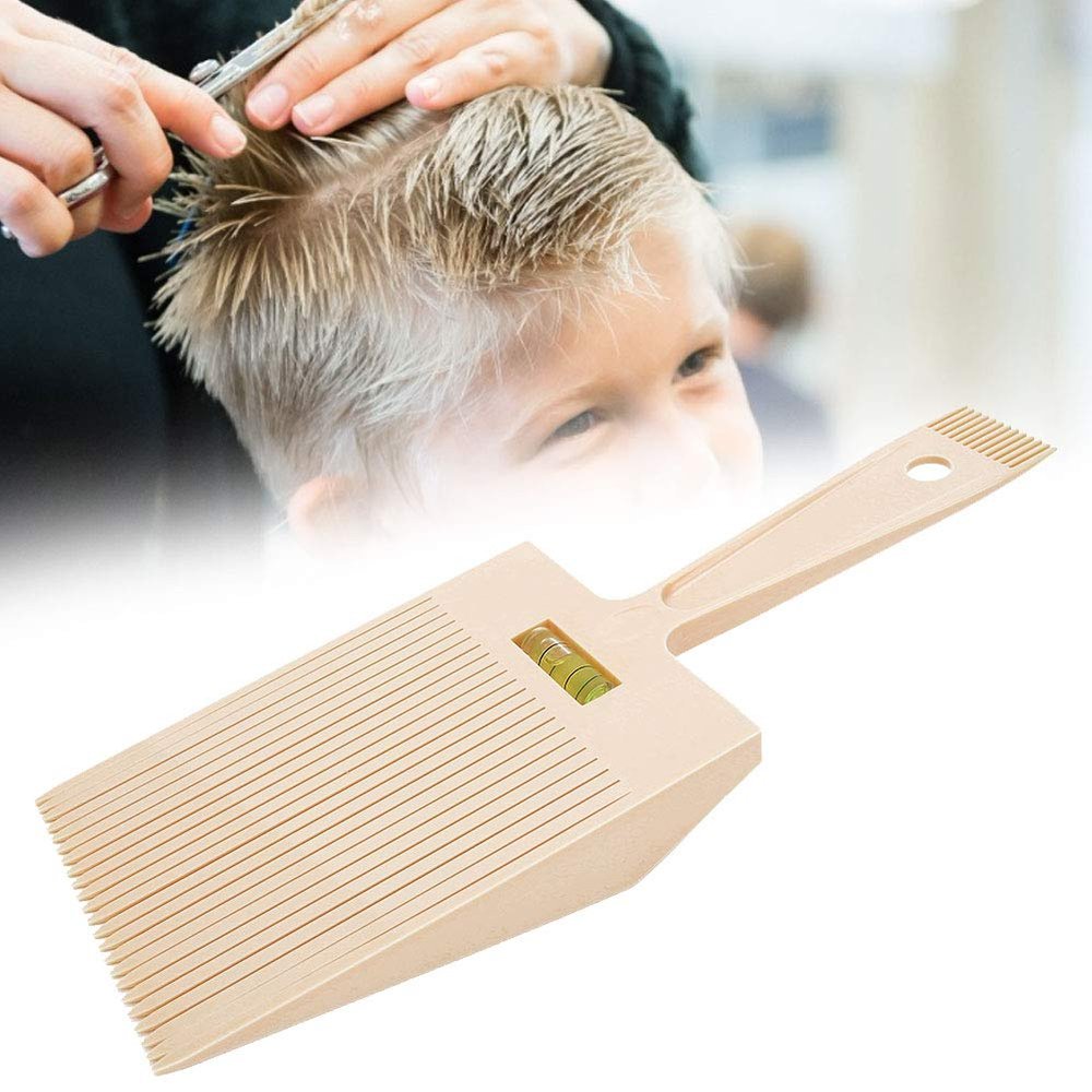Flat Top Comb Hair Comb Styling Accurate Cutting Hair Trim Accessories Comb with level Bang Liquid Oil Hairdressing Tool For Men Salon Barber