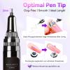 Makartt Nail Rhinestone Glue Gel, Upgrade Gel Nail Glue with Brush Pen Tip Super Strong Adhesive Precise for Nail Charms Crystals Rhinestone Beads Flower 3D Decorations 8ml*2 view 3