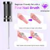 Makartt Nail Rhinestone Glue Gel, Upgrade Gel Nail Glue with Brush Pen Tip Super Strong Adhesive Precise for Nail Charms Crystals Rhinestone Beads Flower 3D Decorations 8ml*2 view 4