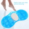 YUYTE Foot Massage Foot Exfoliate Cleaner Bath Foot Massage Pumice Scrub Exfoliating Cleaner Shower Anti Slip Slip Mat, Pumice Stone Exfoliating Foot Cleaner view 4