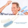 Long Handle Comb Long Handle Hair Brush Anti-Slip Handle Comb Long Comb Comb Hair Brush Help Easy To Use Lightweight Hair BrushComb[Blue] view 3