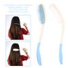 Long Handle Comb Long Handle Hair Brush Anti-Slip Handle Comb Long Comb Comb Hair Brush Help Easy To Use Lightweight Hair BrushComb[Blue] view 4