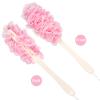 Arswin Loofah Back Scrubber for Shower,Loofah On a Stick Long Handle Bath Sponge Shower Brush,Soft Nylon Mesh Body Brush for Women&Men view 2