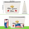 15th Birthday Gifts for Girls Makeup Bag Birthday Gifts for Teen from Mom Sweet 15 Gifts Cosmetic Bag 15 Years Old Girls Gifts Happy 15th Birthday Gifts for Daughter Sister Turning Fifteen Gift view 3
