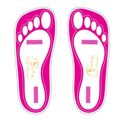 60 Pairs(120 Feets) Disposable Tanning Feet Pads Sunless Airbrush Spray Tent Protect Foot Shaped Spray Tan Sandals