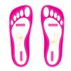 60 Pairs(120 Feets) Disposable Tanning Feet Pads Sunless Airbrush Spray Tent Protect Foot Shaped Spray Tan Sandals view 1