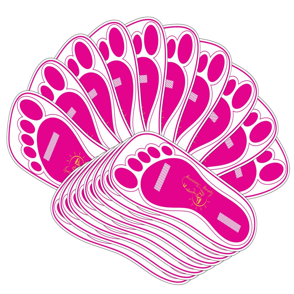120Pairs(240Feets) Disposable Stick Spray Tanning Feet Pads Perfect for preventing spray tan solution,Deluxe & Hygienic Spray Tan Feet Pads-Ideal for Salons and Spas or Home,Easy to Apply