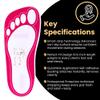 120 Pairs(240 Feets) Disposable Tanning Feet Pads Sunless Airbrush Spray Tent Protect Foot Shaped Spray Tan Sandals view 4
