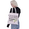 G2TUP Tennis Bags for Women Tennis Player Gifts Tote Bag Im not Swearing Im just Using My Tennis Words Gift for Tennis Lover (Tennis tote) view 3