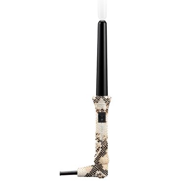 Fahrenheit Clipless Curling Wand White Snake