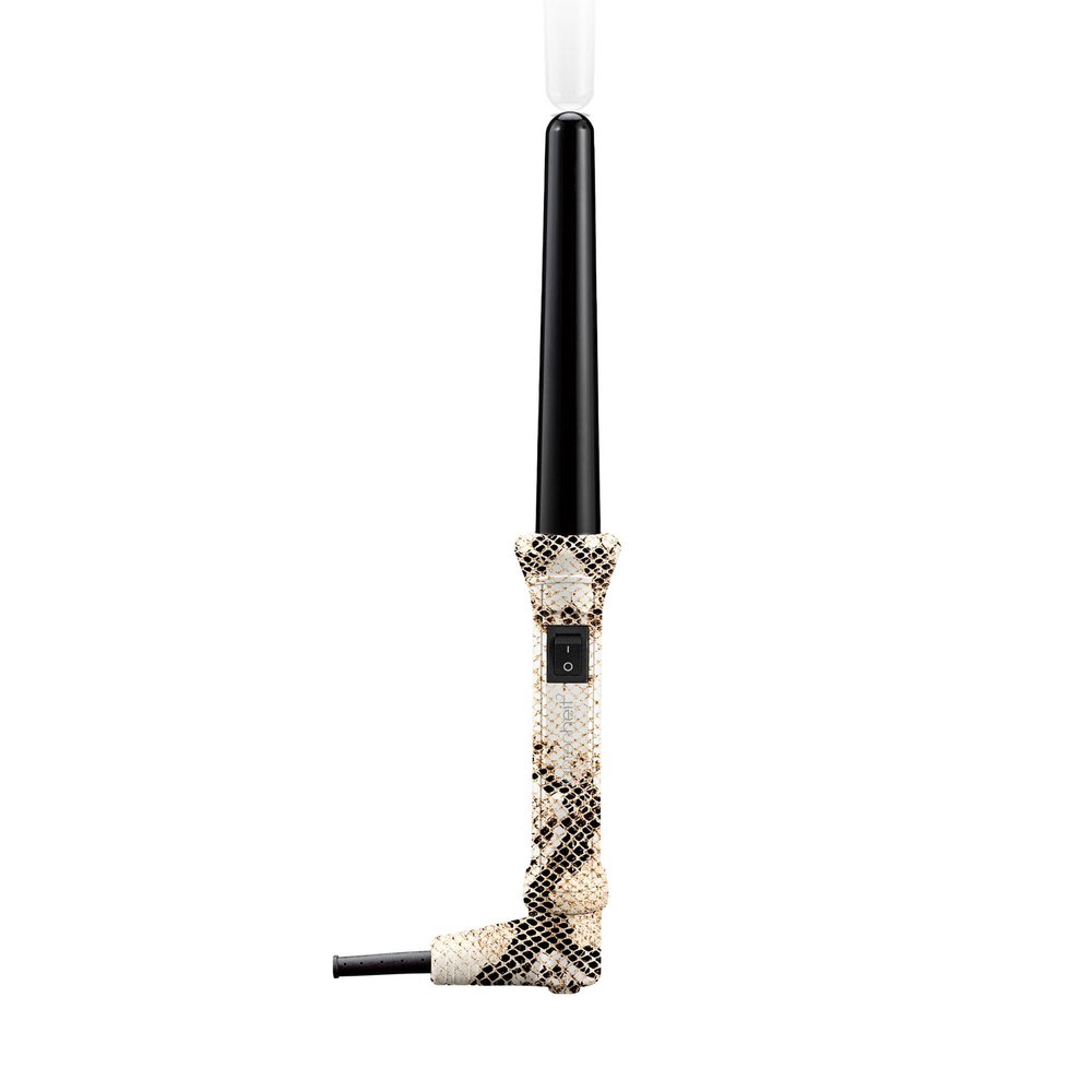 Fahrenheit Clipless Curling Wand White Snake