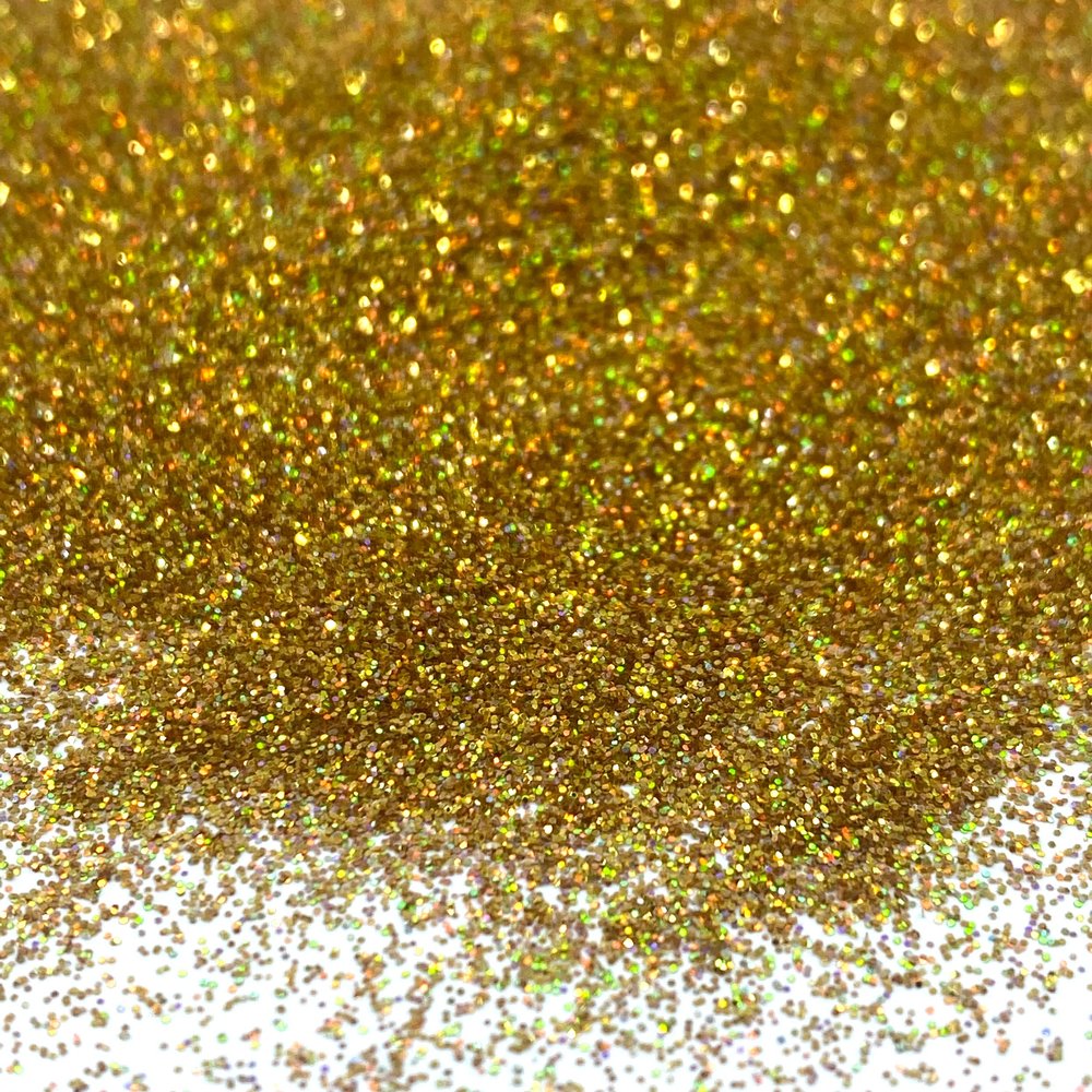 Sun kiss Gold Glitter Cosmetic Solvent Resistant Glitter for tumblers Polyester Nail Art Confetti (4oz)
