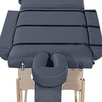 XL Side Armrest Bolster Massage Table Extension, Extra Long Exam Table Extender, Extend The Width of Your Table, Massage Bolster (Navy Blue)