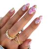 Paintbucket Nail Wraps | Nail Wrap Kit | Easy to Apply at Home | Strips of 20 Nail Stickers | 100% Polish | 25+ Color Variety | Vegan & Cruelty Free (The Garden Party) view 1
