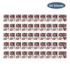 Temporary Tattoo USA/UK | 50 Sheets Patriotic US, America Flag, British, United Kingdom, Union Jack Flag Sticker | Patriotic Party Supplies | for Kids Adults view 3