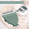 Audoc 3PCS Replacement Blades for Meridian Trimmer,Hygienic Ceramic Hair Replacement Blades for Meridian Body Trimmer (Onyx & Sage),Green view 4