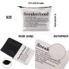 G2TUP Shoes Lover Gift Sneakerhead Definition Makeup Bag Snkr Fan Cosmetic Bag Sneaker Gift Shoes Fan Zipper Travel Pouch (Sneakerhead Definition White Bag) view 3