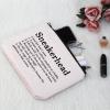 G2TUP Shoes Lover Gift Sneakerhead Definition Makeup Bag Snkr Fan Cosmetic Bag Sneaker Gift Shoes Fan Zipper Travel Pouch (Sneakerhead Definition White Bag) view 4