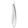 Manual Razor Folding Handle Barber Shaving Tool Hair Trimmer Beard Shaping Tool (No Shaving Slice) Men Shaver Tool Supplies Accessories for Line-Ups & Hair Detailing Precision (Silver) view 1